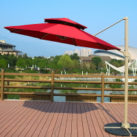 戶外大型遮陽傘3米太陽傘庭院沙灘戶外傘羅馬傘陽臺崗亭傘