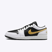 Nike Air Jordan 1 Low 553558-172 男 休閒鞋 運動 喬丹 AJ1 低筒 白黑金