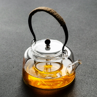 玻璃燒水壺大容量提梁壺家用電陶爐電熱煮茶器茶壺玻璃壺泡茶
