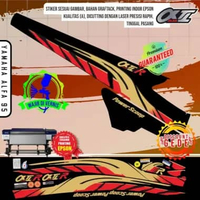 Striping yamaha akfa 95 sticker stiker strifing alfa striping alfa emblem decal strip motor yamaha s