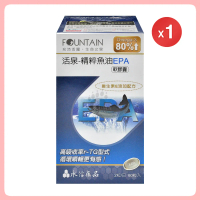 永信 活泉精粹魚油EPA軟膠囊X1盒 60粒/盒(DHA.維生素E)