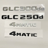 สติ๊กเกอร์ตัวอักษรลายพรางท้ายรถ, วัสดุ ABS 3 มิติ, สำหรับ Mercedes Benz GLC Class X253, GLC300de, GL