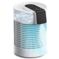 3-In-1 Portable Air Conditioner, 360°Rotation Personal Evaporative Cooler &amp; Humidifier, USB Rechargeable Cooling Fan