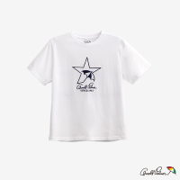 Arnold Palmer -中性款-胸前五角星LOGO刺繡T恤-白色