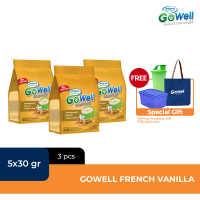 3 PACK - Gowell Sereal Susu Polybag Vanila