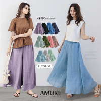【Amore】日韓輕柔棉麻舒適氣質褲裙