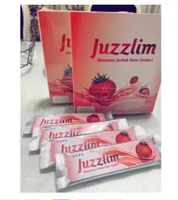 JUZZLIM Fiber & Detox Drink – Strawberry – Minuman Serat Diet