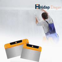 25cm 10 inch Kape Stainless Pegangan TPR Untuk Reparasi Drywall,Sekrap Skrap Scraper Dempul Stainles