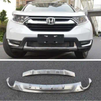 Stainless steel Front Lip Bumper &amp; Rear Diffuser Protector Guard Skid Plate Cover For Honda CRV CR-V 2017 2018 2019 Year