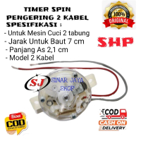 Timer Spin Pengering 2 Kabel Mesin Cuci SHP 2 Tabung , Timer Pengering SHP 2 Kabel