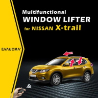 EVAUCMA Power Window For Nissan X-trail Xtrail T32 Car Alarm Window Closer + Sunroof Close System Window Lifter Car Accessories