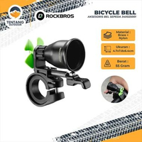 Bel Sepeda ROCKBROS Windmill Lonceng Kincir Angin Bersepeda Hitam