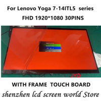14''FHD 1920*1080 For Lenovo Yoga 7-14 Series Yoga 7-14ITL5 82BH LCD Touch Screen Digitizer Laptop Replacement Assembly