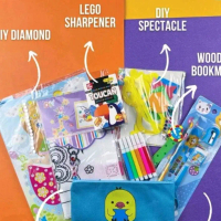 Set Hadiah Anak 4-7 Tahun | Activity Anak | Sensory Skills Gunting Wooden