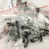 170Pcs Of To-92 Commonly Used Low-Power Transistor Packages, C1815 S8050 2N5551 S9014 2N5401 C945 2N3906 A92 A1015 A733 S9018 S9