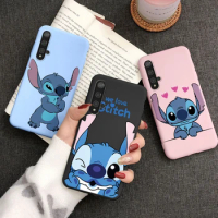 Classic Lilo Stitch Case For Huawei Nova 5T Phone Cover Cartoon Girl Gifts Soft Silicone Capa Coque Funda For Huawei Nova5T 5 T