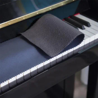 Piano Keyboard Cover Cloth Piano Dust Cover Pianos Soft Washable Piano Keyboard Protective Dust Cover Technology Cloth 18x126cm