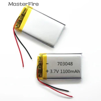 Wholesale 703048 3.7V 1100mah Rechargeable Lithium Polymer Battery for Wireless Mouse Bluetooth Headset Speaker LED Light Cell