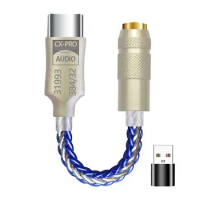 USB C Dac Headphone Adapter Hifi USB Dac Headphone Amplifier USB Type C 3.5 Jack Earphone Adapter For Earphones