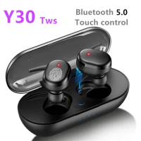 Y30 TWS Bluetooth earbuds Earphones Wireless headphones Touch Control Sports Earbuds Microphone Music Headset PK Y50 A6 E6 E7 I7
