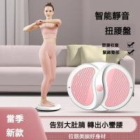扭腰盤 家用磁石 鍛煉腰部 扭腰器 家用運動健身器材 靜音新款扭腰盤 健腹腰吸盤器
