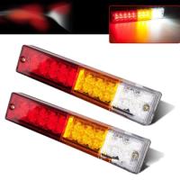 2 Pcs 12V-24V Trailer Tail Light 20 LED Truck Truck Tail Light Signal Light Truck Warning Light Car Accessories