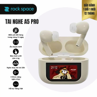 [ROCK] Tai nghe bluetooth không dây nhét tai Earphone chống ồn chủ động ANC Rockspace A5 pro TWS có 