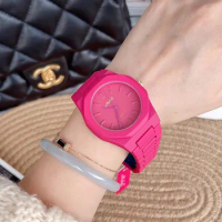 Ladies Silicone Watch Colorful Quartz Watch Waterproof Womens Watch