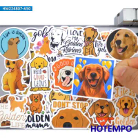 20/30/50Pieces Cute Golden Retriever Funny Cartoon Dog Animals Stickers for Scrapbook Luggage Bike Car Phone Laptop Sticker Toys