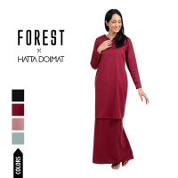 Hot Sale Forest Women's Kurung Dress | Forest x Hatta Dolmat Ladies Woven Baju Kurung - 885040