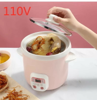 110V伏電燉鍋陶瓷煲湯家用迷你寶寶燉鍋bb煲煮粥神器煲湯鍋養生鍋