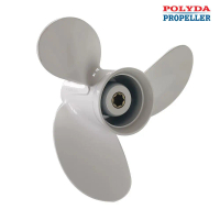 POLYDA Yamaha 6-9.9HP Aluminium Alloy Propeller, Marine Outboard Motor Propeller