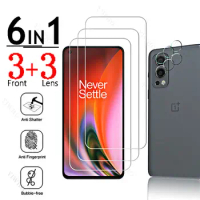 Full Cover Glass for Oneplus Nord 2 5G Fingerprint Unlock for Oneplus Nord2 DN2101 6.43" Screen Protector Protective Camera Lens