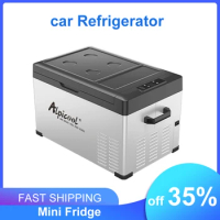Car Refrigerator 25L Alpicool Portable Small Freezer 220V Car Home Camping Mini Fridge 12/24V Compressor Cooler Small Freezer