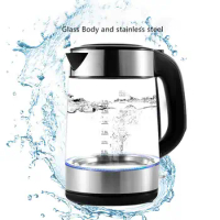 New Electric Kettle Household Boiling Automatic Power-off 304 Stainless Steel Glass Water Kettle