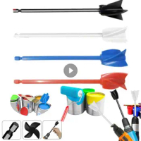 Epoxy Mixing Stick Paint Stirring Rod Putty Cement Paint Mixer Attachment Drill Chuck Epoxy Resin Latex Oil Paint Power Tools
