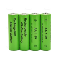 100% Brand New Rechargeable Battery AA 1.5V 4800mah Chargeable for Clock Toys Flashlight Remote Control Camera Battery+charger