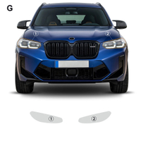 belook ไฟหน้า AIRSPEED สำหรับ BMW X3M F97 Competition 2022-2024 ฟิล์มป้องกันสีแบบตัดสำเร็จ PPF ใส 8.