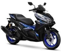 Yamaha Aerox Alpha Cibercity ABS Sepeda Motor [OTR Jabodetabekser] White Pearl Blue Bogor
