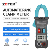 Zotek ZT-QB1 Smart Clamp Meter Tang Ampere Mini 600A Current TRMS