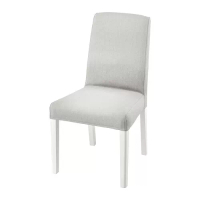 BERGMUND 餐椅, 白色/orrsta 淺灰色