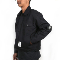 S.V.Brands - Cropped Jacket Oliver Black - Jaket Outwear Pria Wanita