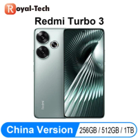 Original Xiaomi Redmi Turbo 3 5G Smartphone 6.67 Inch 1.5K Display Snapdragon 8s Gen 3 50MP Camera 90W NFC 5000mAh Battery