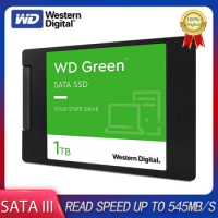 Western Digital WD Green 2.5" SSD 240GB 480GB 1TB 2T Internal PC Solid State Hard Drive Disk SATA 3.0 6Gb/s For Desktop Laptop