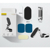 Car Universal Mobile Phone Holder Creative Folding Magnetic Holders Aluminum Alloy Multifunctional Car Mobile Phone Holder