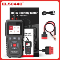 2 IN 1 Car Battery Tester &amp; Code Reader OBD2 Scanner YA302 6V 12V 24V 100-2000 CCA Battery Tester Charging Test Diagnostic Tool