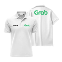 Polo shirt GRABB free tambah nama Cotton CVC Pique Knit 24s BY LOKOMOTIVE