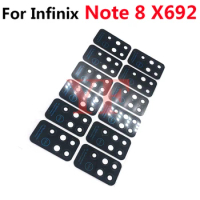 2pcs For Infinix Note8 2020 X692 6.95" 64M Note 8i 48M Back Rear camera Glass lens with sticker adhesive