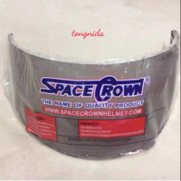 หน้าหมวก SPACE CROWN รุ่น FIGHTER, INDEX 811 มีสีฟิลม์ กับสีใส จัดส่งฟรี กทม