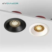Honeycomb Net Downlight Aluminum High Brightness Led Recessed Downlight 5W 7W 12W 15W Spot Led Dimmable Ceiling Lamp AC110V 220V